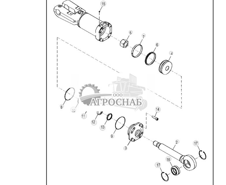 Компоненты цилиндра перекоса, стандартный - ST815299 312.jpg